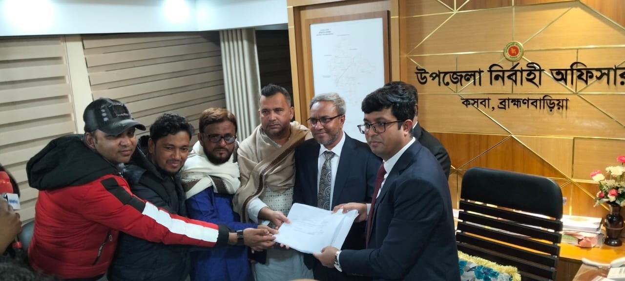 মনোনয়নপত্র জমা দিলেন আলহাজ্ব কবির আহমেদ ভূঁইয়া