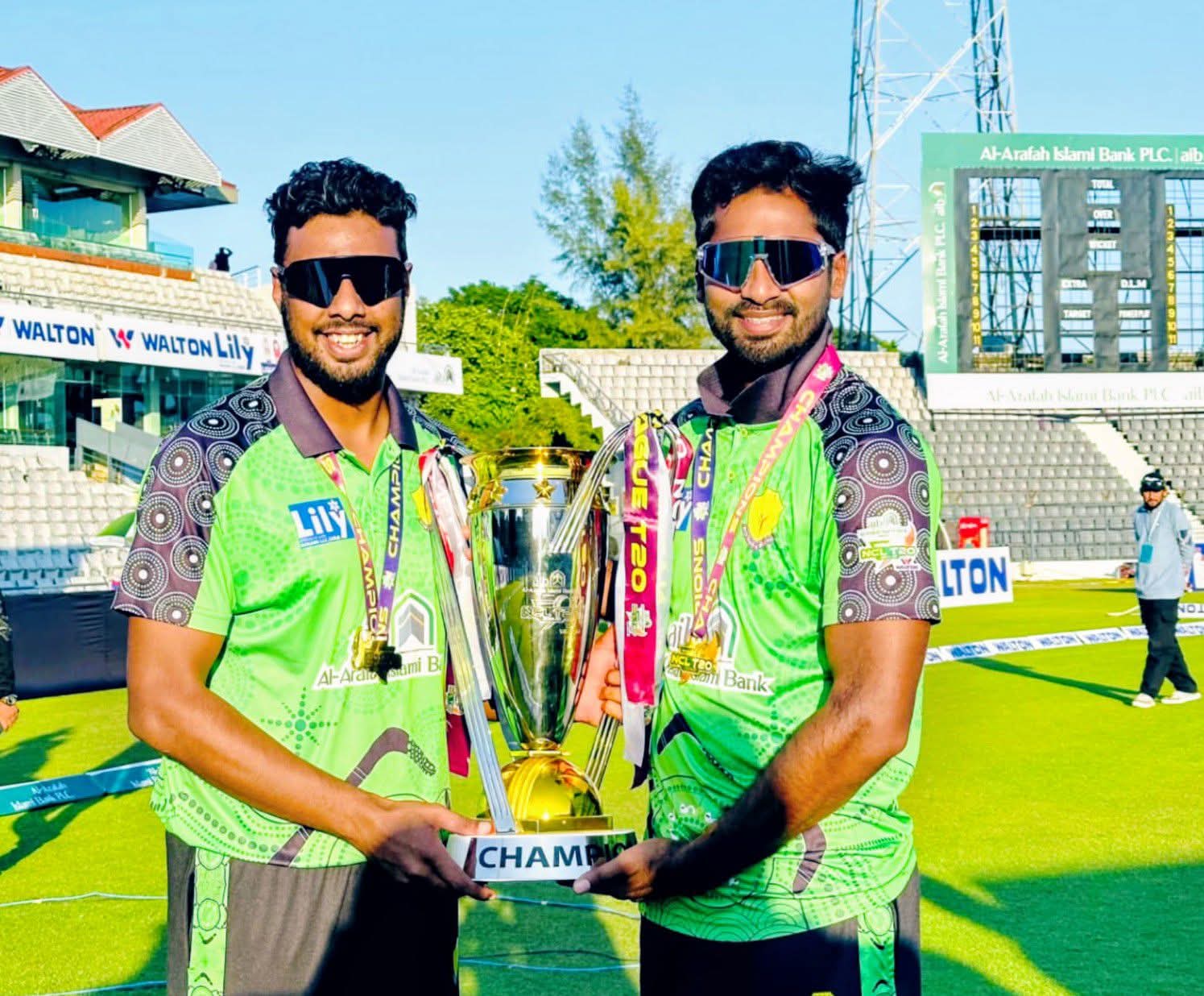 লাল-সবুজের দলে সৈয়দপুরের দুই ক্রিকেটার: রবিউল ও সাকলাইনকে নিয়ে উল্লাস