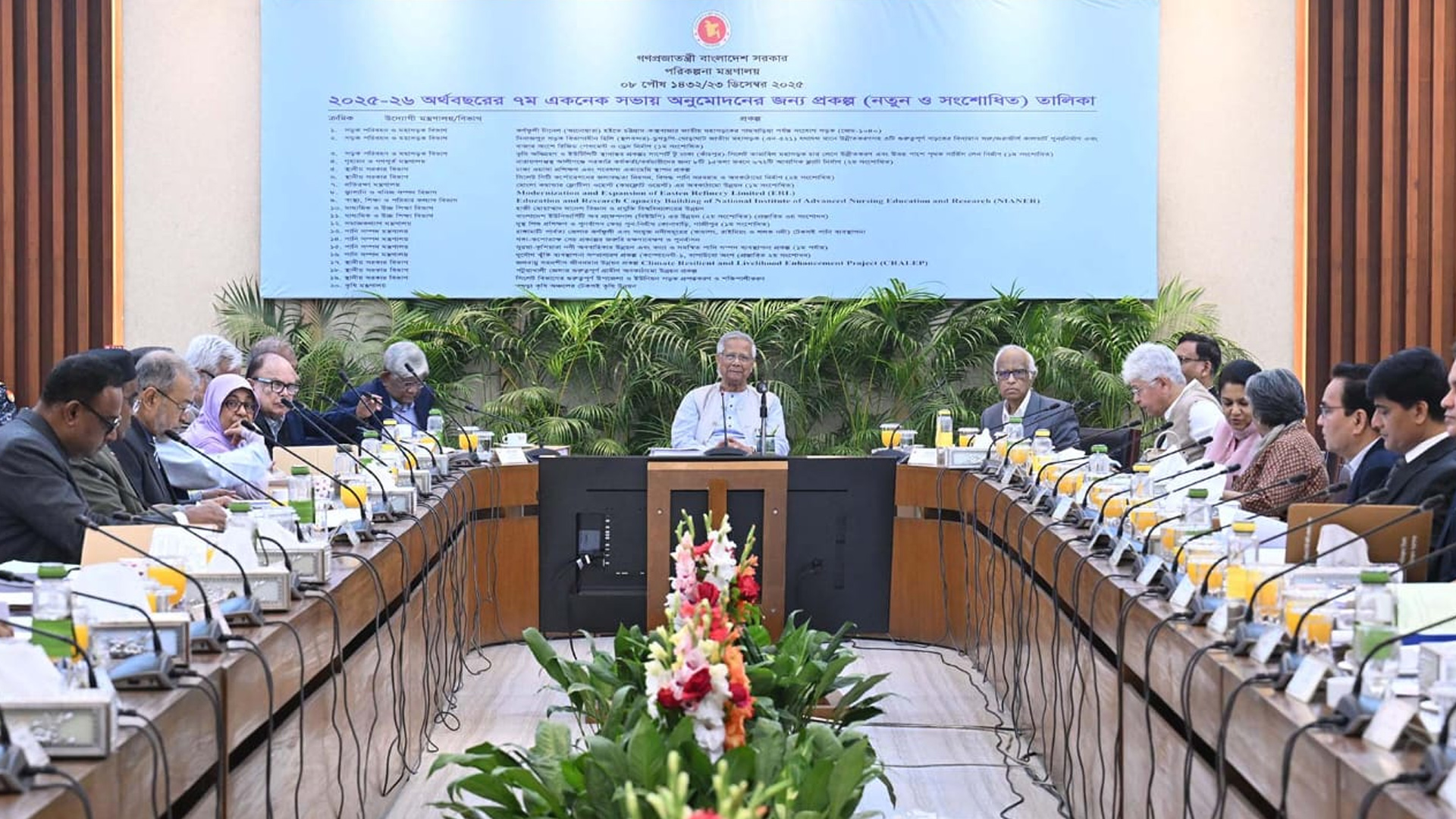 একনেকে ৪৬৪১৯ কোটি টাকার ২২ প্রকল্প অনুমোদন