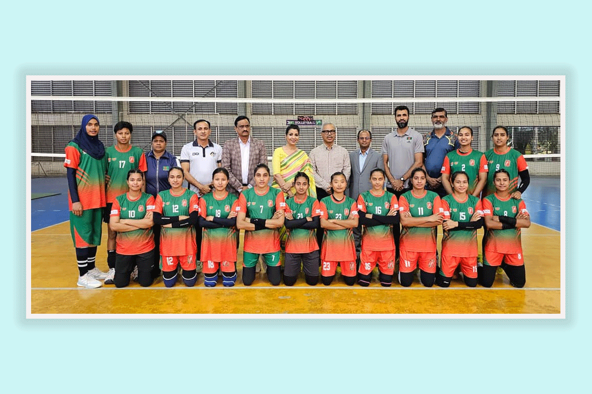 মালদ্বীপে কাভা কাপ ২০২৫-এ অংশ নিতে প্রস্তুত বাংলাদেশ নারী ভলিবল দল