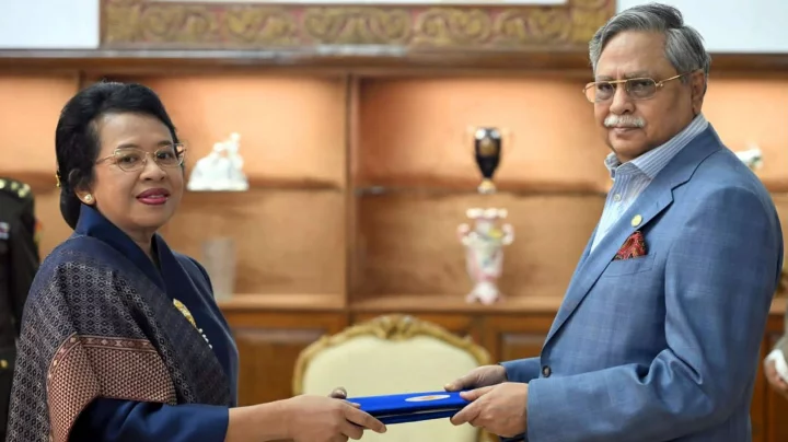 রাষ্ট্রপতির কাছে পরিচয়পত্র পেশ করলেন ইন্দোনেশিয়ার নতুন রাষ্ট্রদূত