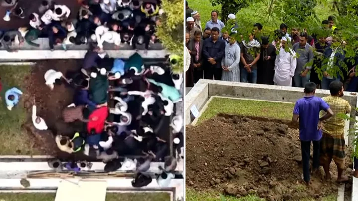 কবি নজরুলের সমাধির পাশে ওসমান হাদিকে দাফন