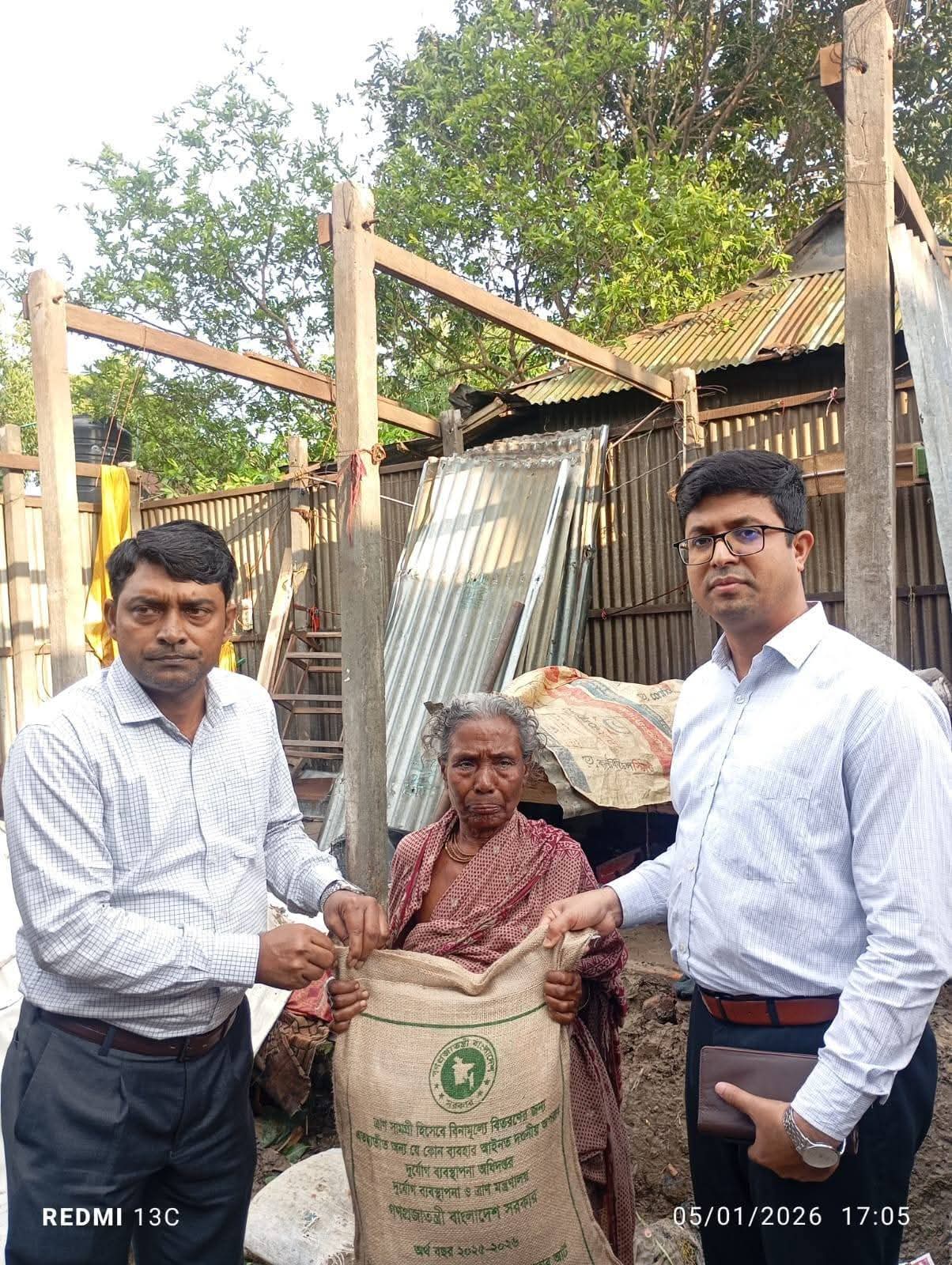কসবা উপজেলা প্রশাসনের ক্ষতিগ্রস্ত এলাকা পরিদর্শন।
