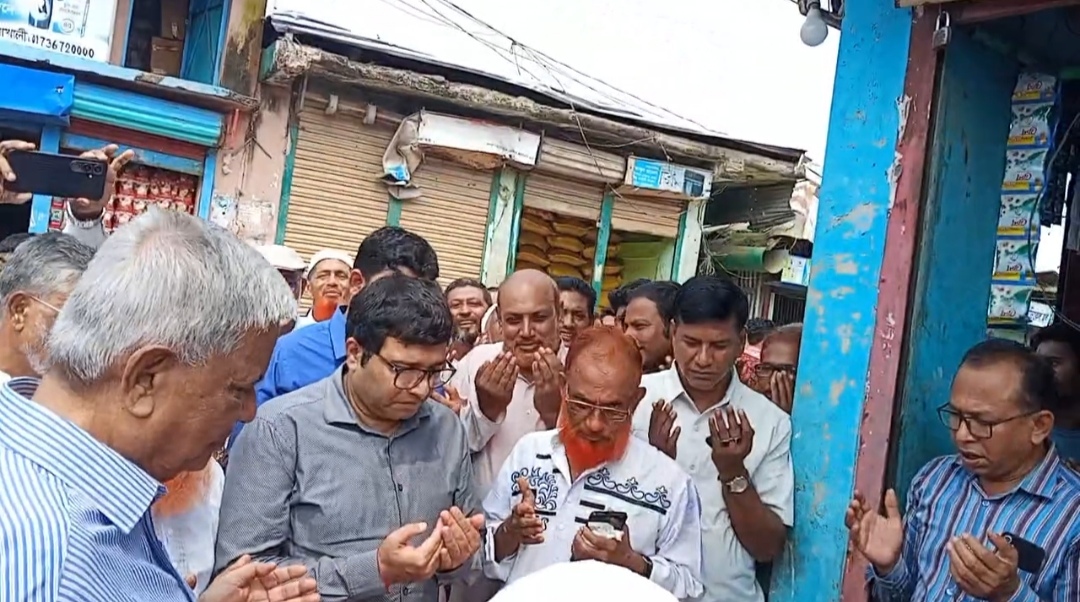সুবর্ণচরে বাজার উন্নয়নকাজের ভিত্তিপ্রস্তর