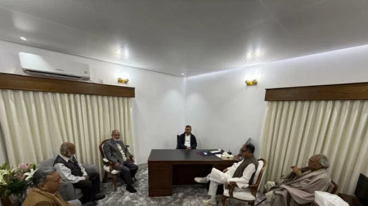 প্রথমবার বিএনপির গুলশান কার্যালয়ে তারেক রহমান