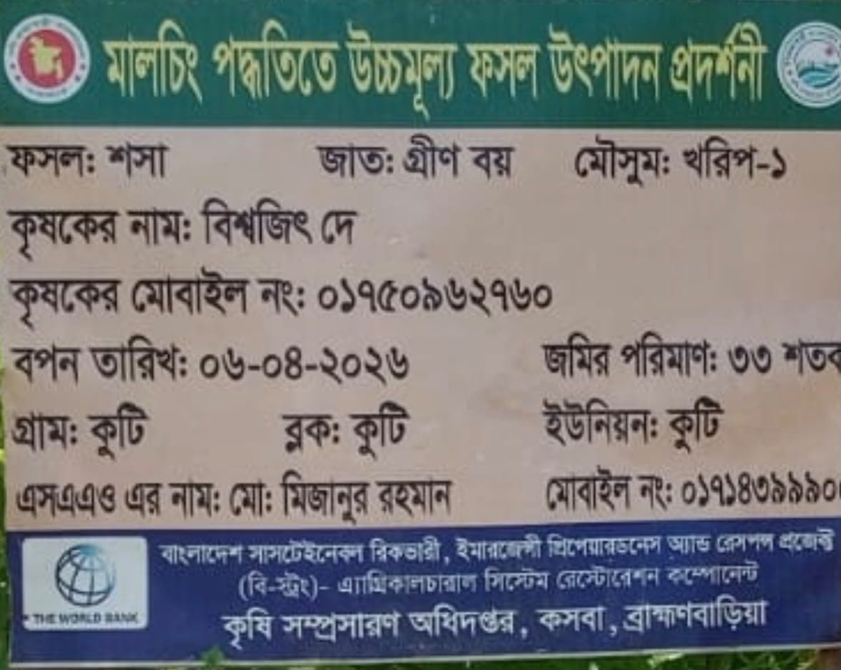 কৃষকদের আস্থার প্রতীক কৃষি কর্মকর্তা আয়েশা কৃষকদের আস্থার প্রতীক কৃষি কর্মকর্তা আয়েশা
