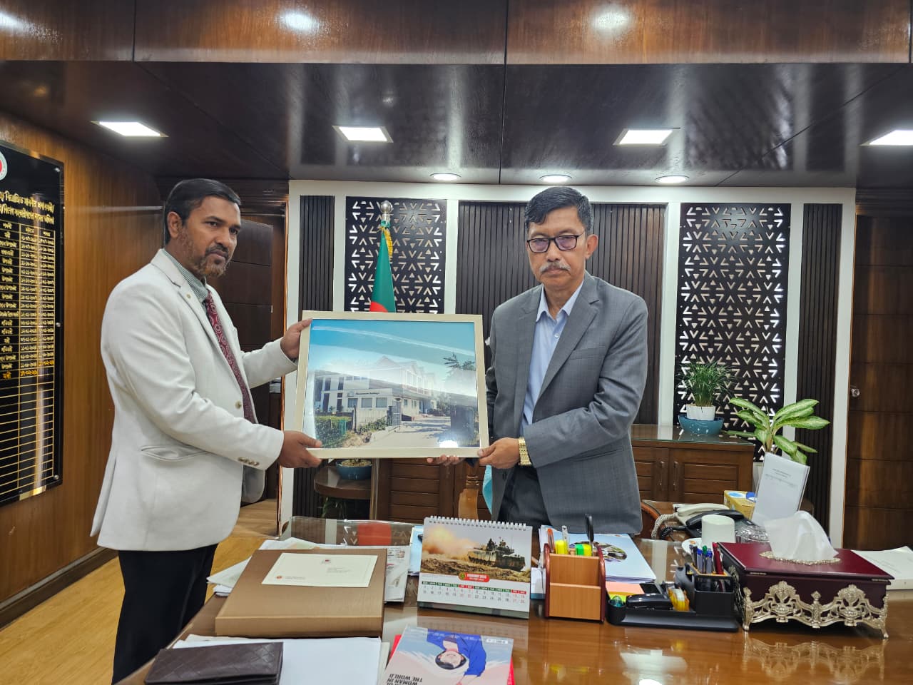 শিক্ষামন্ত্রী ও পার্বত্য মন্ত্রীর সঙ্গে রাবিপ্রবি উপাচার্যের সৌজন্য সাক্ষাৎ