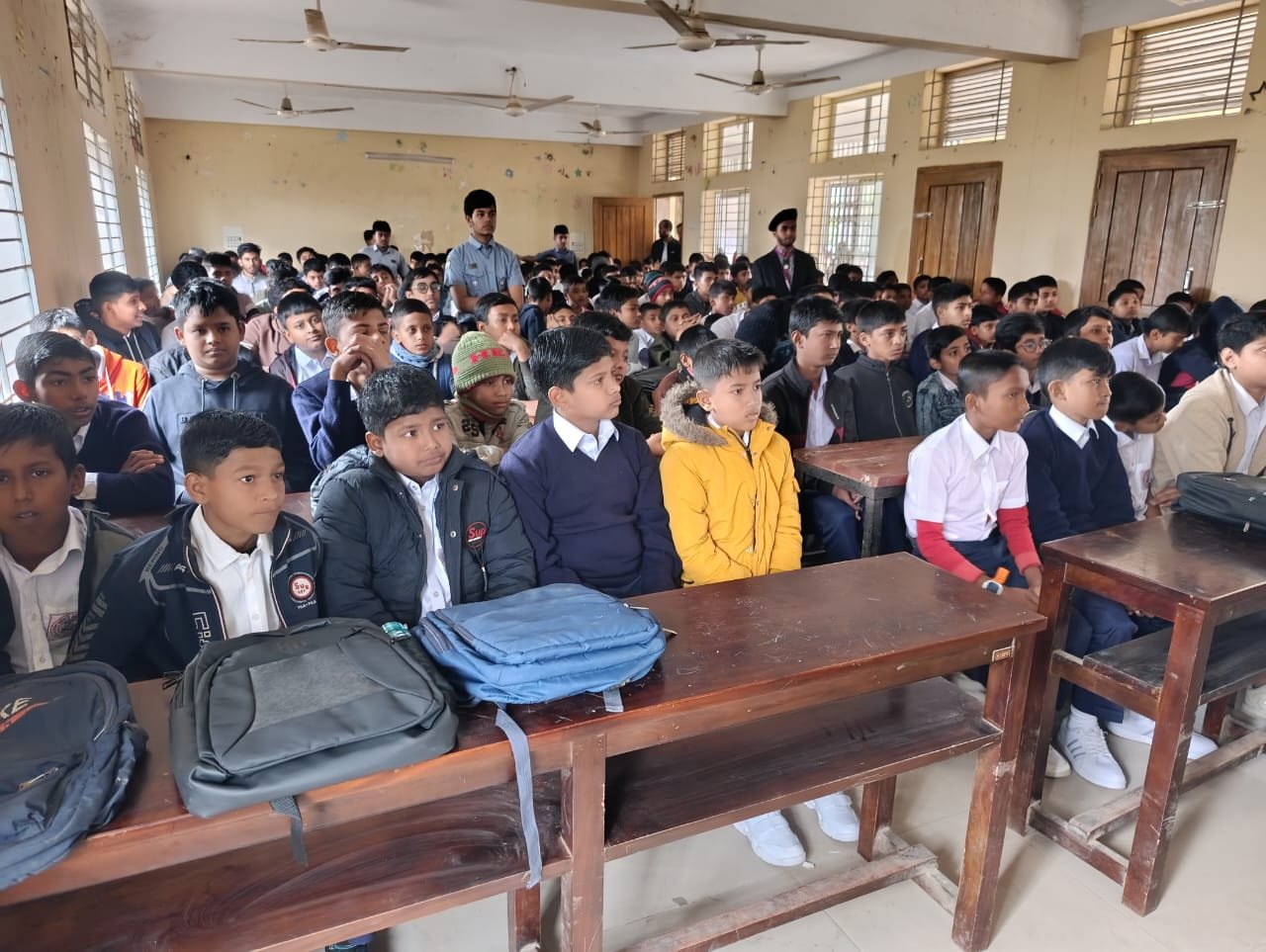 কসবা সরকারি উচ্চ বিদ্যালয়ে বিনামূল্যে বই বিতরণ কার্যক্রম উদ্বোধন