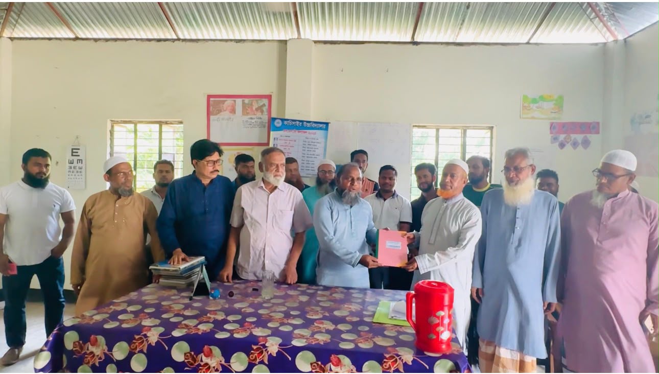 কাচিসাইর উচ্চ বিদ্যালয়ে প্রধান শিক্ষক হিসেবে নিয়োগ পেয়েছেন শিক্ষাবিদ গাজী মোহাম্মদ আলী আজম