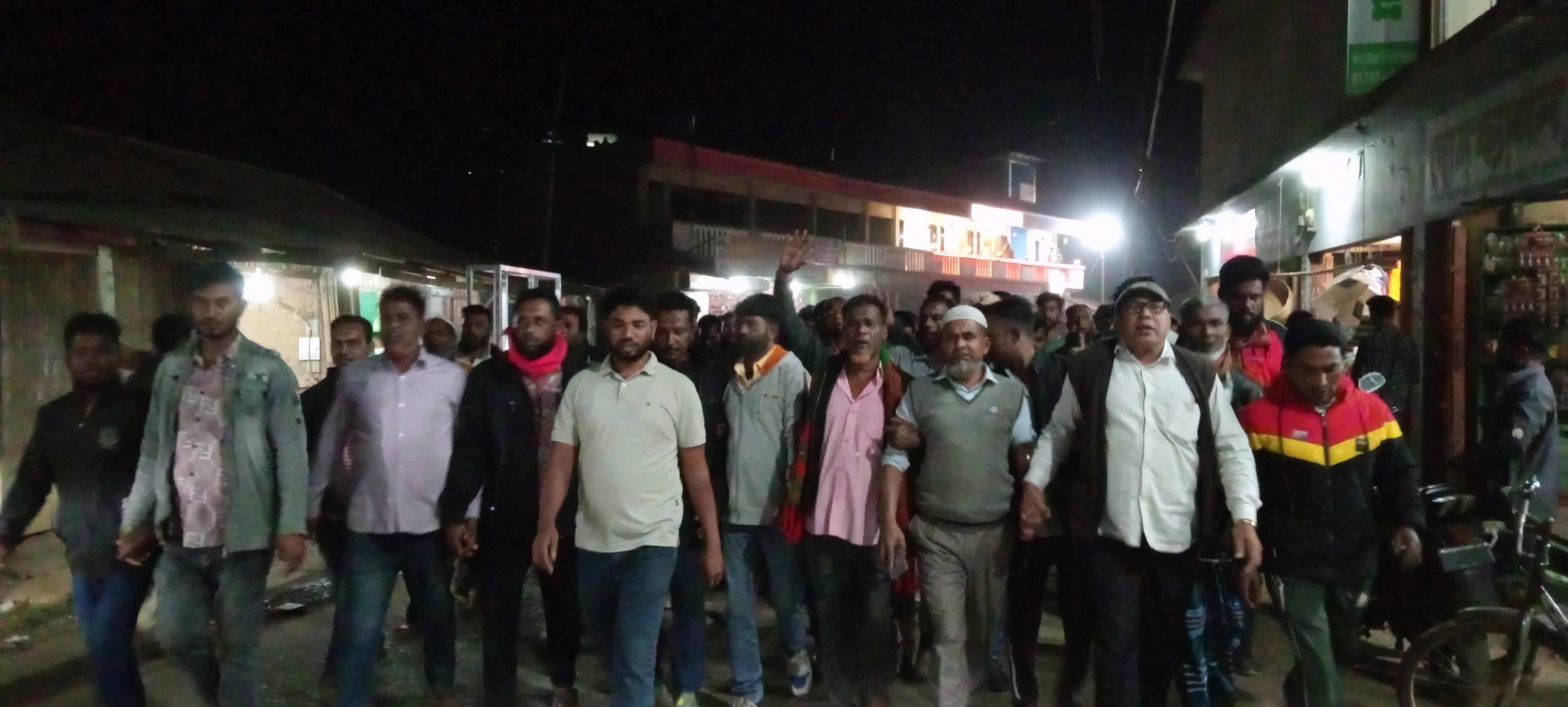 মন্ত্রী দীপেন দেওয়ানকে শুভেচ্ছা জানিয়ে বাঘাইছড়িতে আনন্দ মিছিল