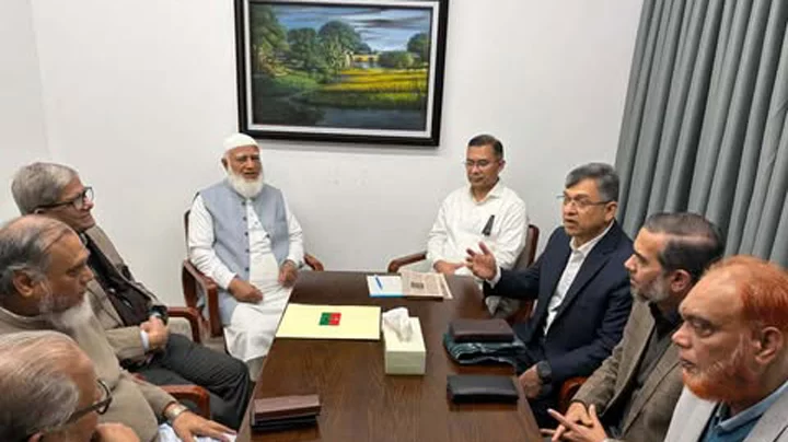 তারেক রহমানের সঙ্গে জামায়াত আমিরের সাক্ষাৎ