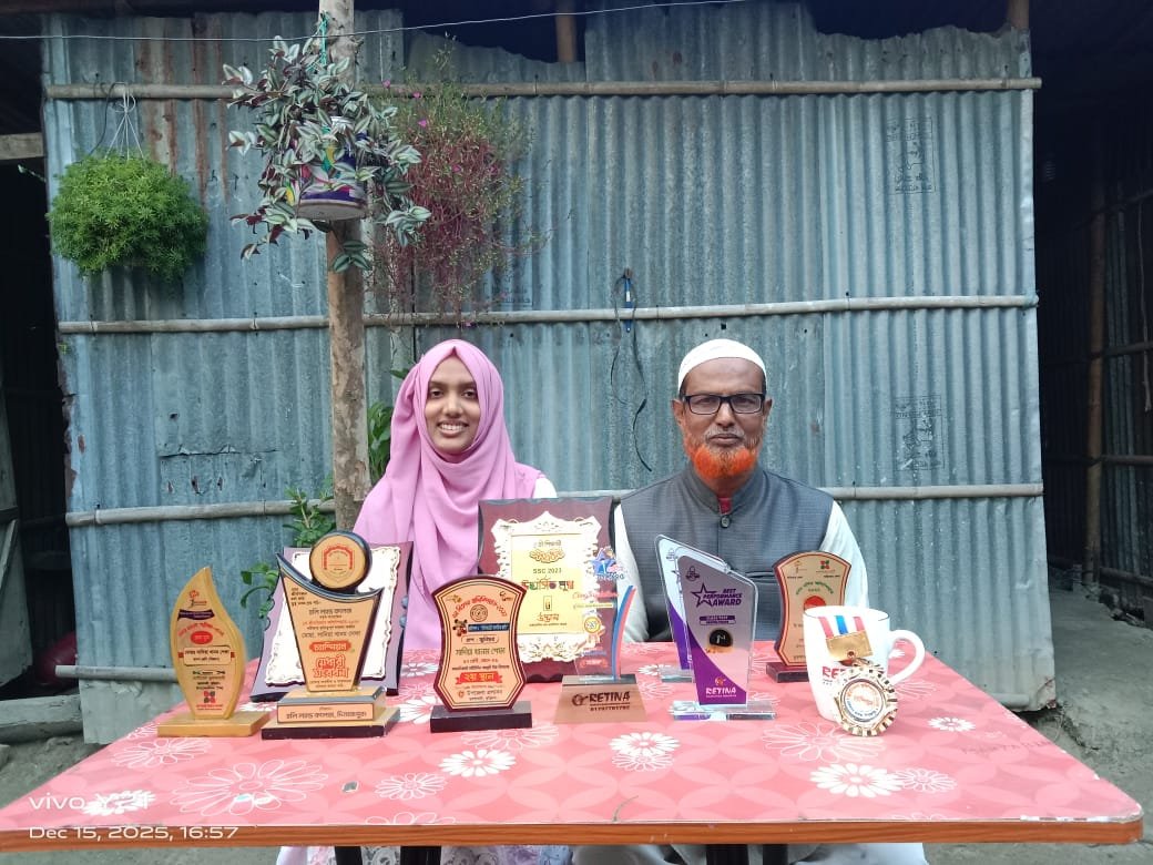 রংপুর মেডিকেল কলেজে চান্স পেয়েছে সাদিয়া খানম শেফা