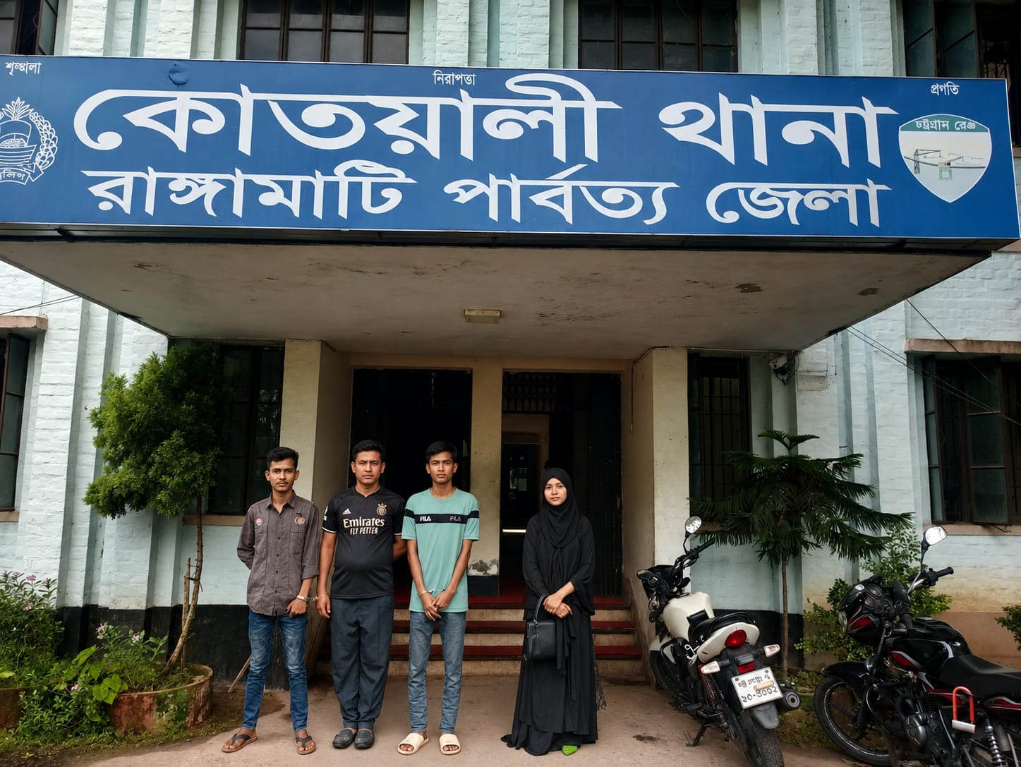 রাঙ্গামাটি কোতোয়ালী থানার বিশেষ অভিযানে খুন মামলার আসামিসহ গ্রেফতার ৪