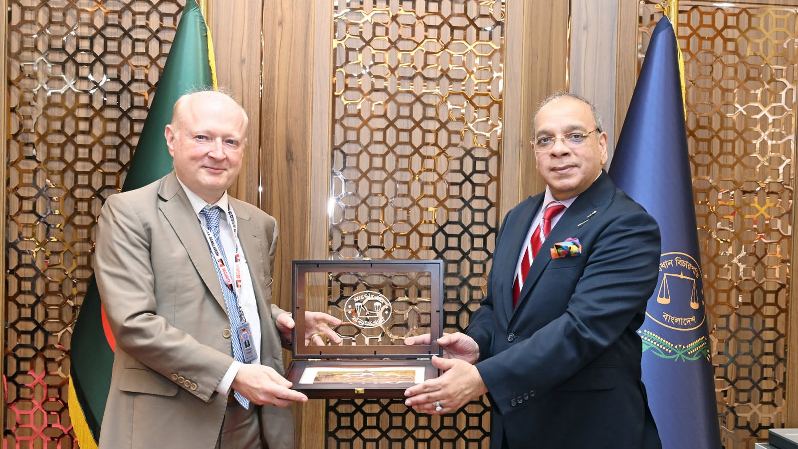 প্রধান বিচারপতির সঙ্গে জার্মান রাষ্ট্রদূতের সাক্ষাৎ