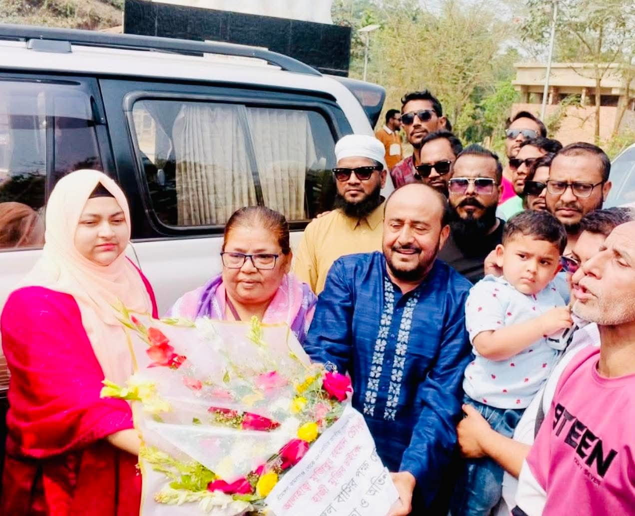শপথের পর শ্রীমঙ্গল-কমলগঞ্জে প্রথম সফরে এমপি- মুজিবুর রহমান চৌধুরী
