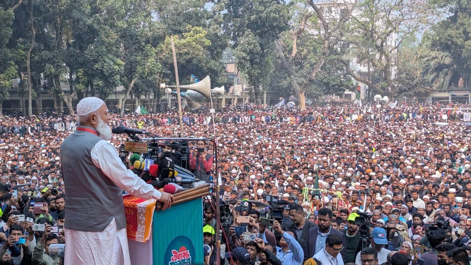 ৫৬ হাজার বর্গমাইলের দেশের ওপর কেউ খবরদারি করতে পারবে না: জামায়াত আমির ডা. শফিকুর রহমান