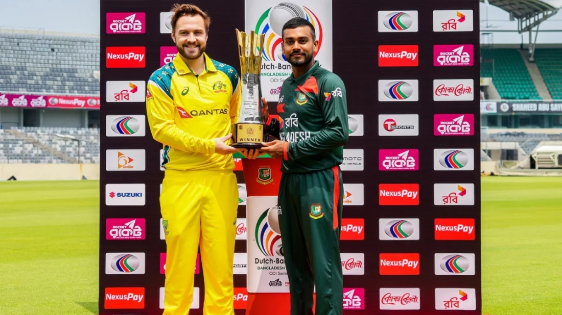 প্রথম ওয়ানডেতে অস্ট্রেলিয়ার বিপক্ষে ব্যাটিংয়ে বাংলাদেশ, একাদশে মোসাদ্দেক