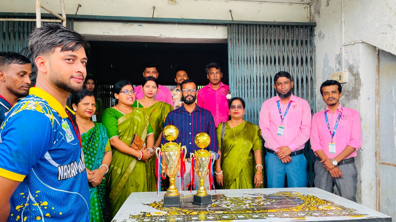 নড়াইলে নার্সিং আন্ত কলেজ ফুটবল টুর্নামেন্টের সমাপনী