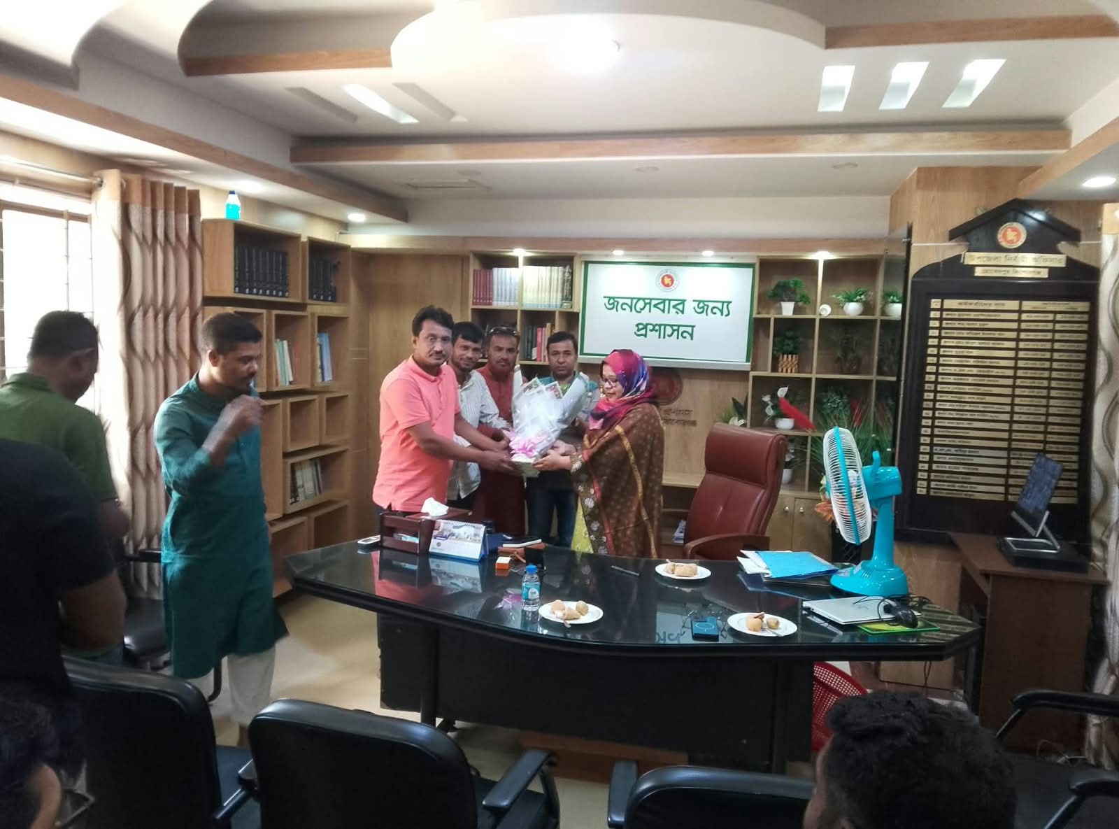 ইউএনওর সঙ্গে জুলাই যোদ্ধাদের সাক্ষাৎ
