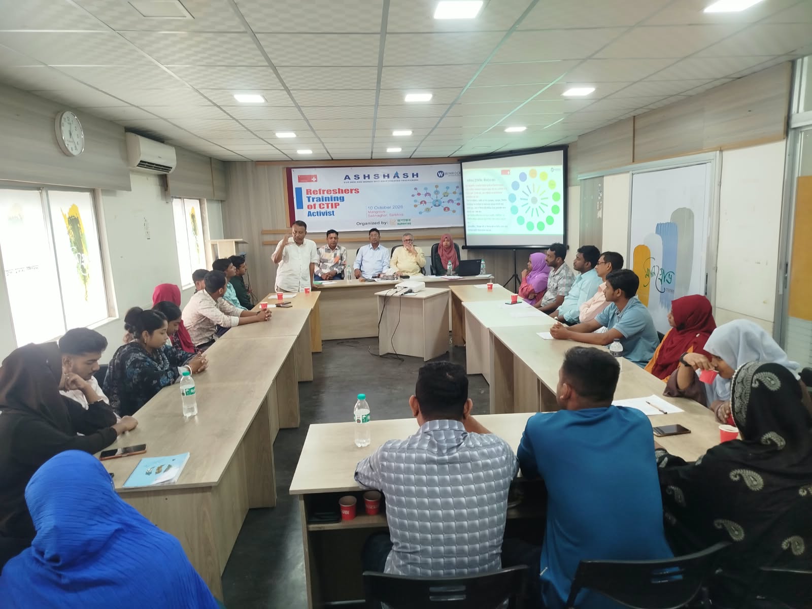 মানব পাচার প্রতিরোধে সক্রিয় কর্মী দলের রিফ্রেশার প্রশিক্ষণ অনুষ্ঠিত