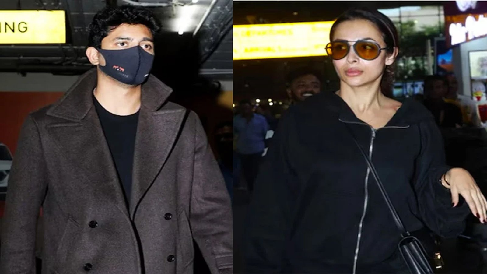 ১৯ বছরের ছোট কথিত প্রেমিকের সঙ্গে বিমানবন্দরে মালাইকা