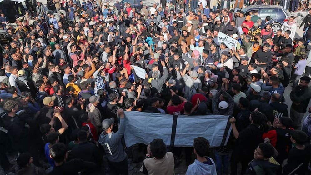 ইসরায়েলি বাহিনীর প্রত্যাহারের শর্তে গাজায় এক দশকের যুদ্ধবিরতির প্রস্তাব হামাসের