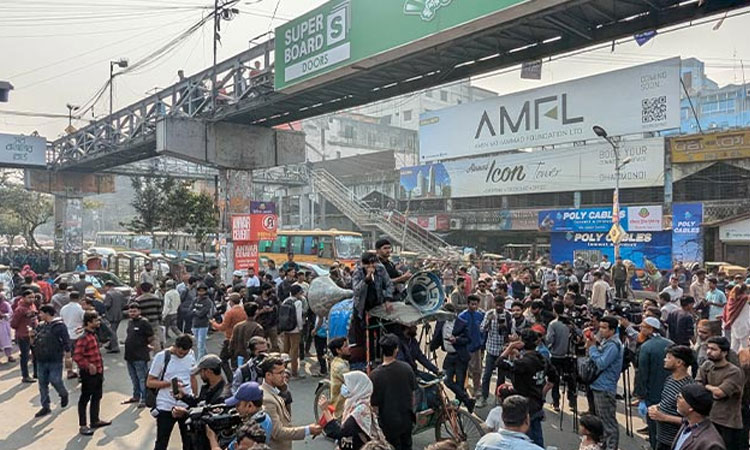সায়েন্সল্যাবে ‌‘অধ্যাদেশ মঞ্চ’ বানিয়ে আন্দোলনের ঘোষণা
