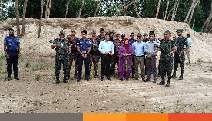 সিলেট কোম্পানীগঞ্জে উপজেলা প্রশাসনের অভিযান, কোটি টাকার অবৈধ বালু জব্দ