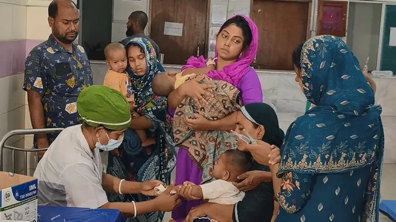 হাম ও উপসর্গ নিয়ে আরও ৭ শিশুর মৃত্যু